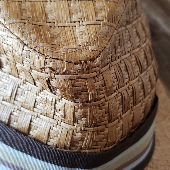 Henschel Hat Co. USA fedora straw hat - Picture 3 of 8